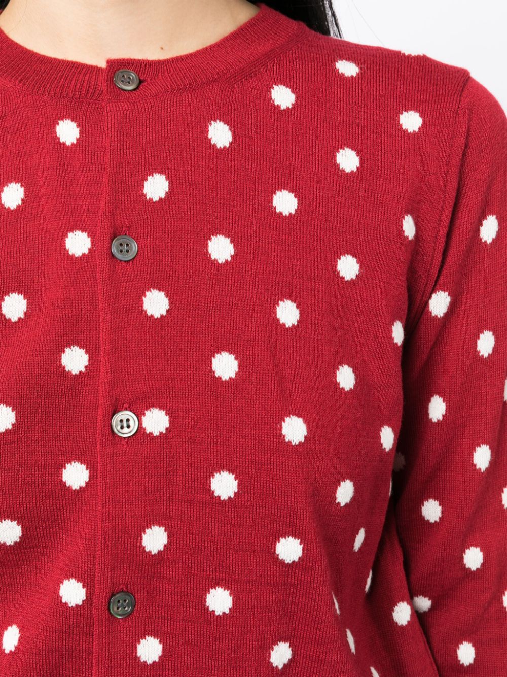 Comme des Garcons Bordeaux Sweater for Women - Stylish Knit Pullover for Casual & Office Wear
