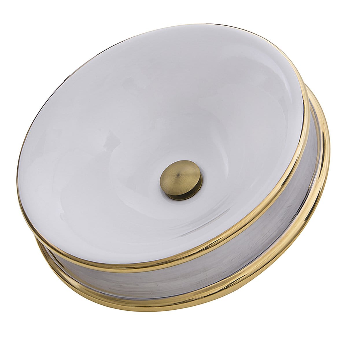 Handcrafted Nantucket St. Bart Fireclay Vanity Sink RC74040PG - Elegant Bathroom Decor for Coastal & Farmhouse Style Homes
