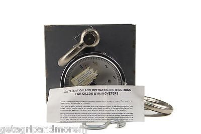 Dillon Dynamometer - 1000 lbs Capacity - Heavy-Duty Force Measurement Tool for Industrial Testing & Material Strength Analysis
