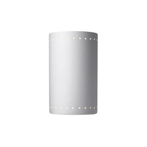 Justice Design Group Ambiance Collection 2-Light Wall Sconce - Bisque Finish - Elegant Wall Lighting for Bedroom, Living Room & Hallway