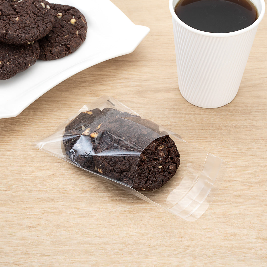 Clear Plastic Self-Sealing Lip & Tape Bags - 4.75 x 4 Inches (100 Count) - Perfect for Crafts, Snacks & Small Item Storage