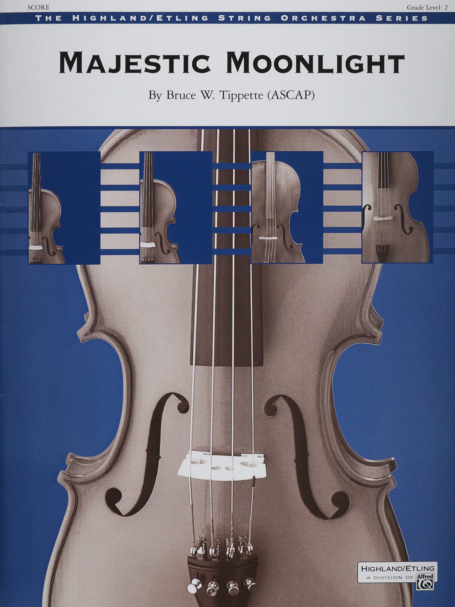 Majestic Moonlight: Conductor Score for Highland/Etling String Orchestra - Perfect for School Performances & Music Education