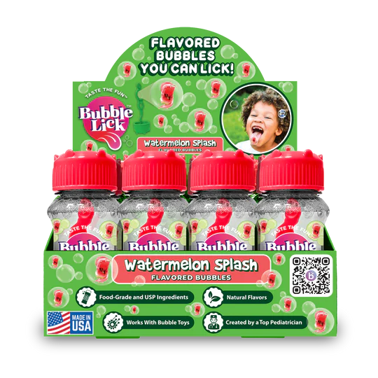 BubbleLick Watermelon Flavor Bubble Gum - Fun & Chewy Bubble Gum for Kids & Adults - Perfect for Parties, Gifts, and Everyday Snacking