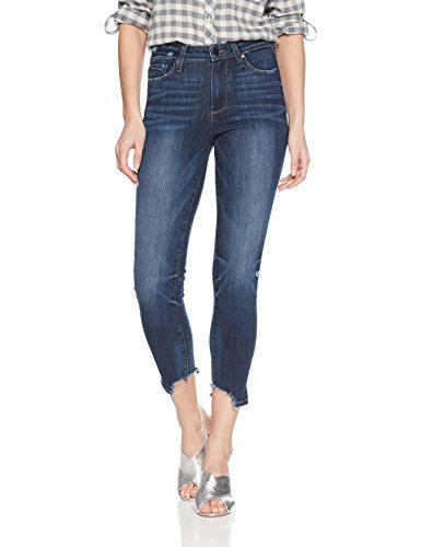 PAIGE Women's Hoxton High Rise Ultra Skinny Fit Crop Jean - Stretch Denim Ankle Jeans for Women | Perfect for Casual Wear, Night Out & Everyday Style