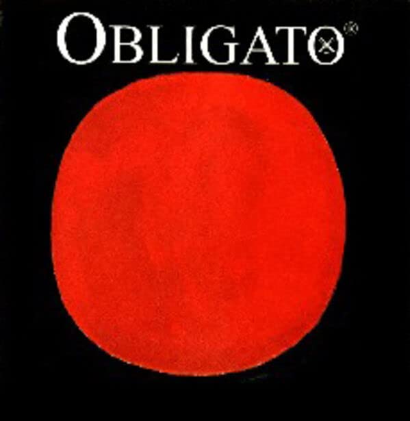 Pirastro Obligato 4/4 Full Size Violin Strings Set - Gold Ball End - Professional Quality for Classical & Solo Performances | Perfect for Concert Violinists & Advanced Players