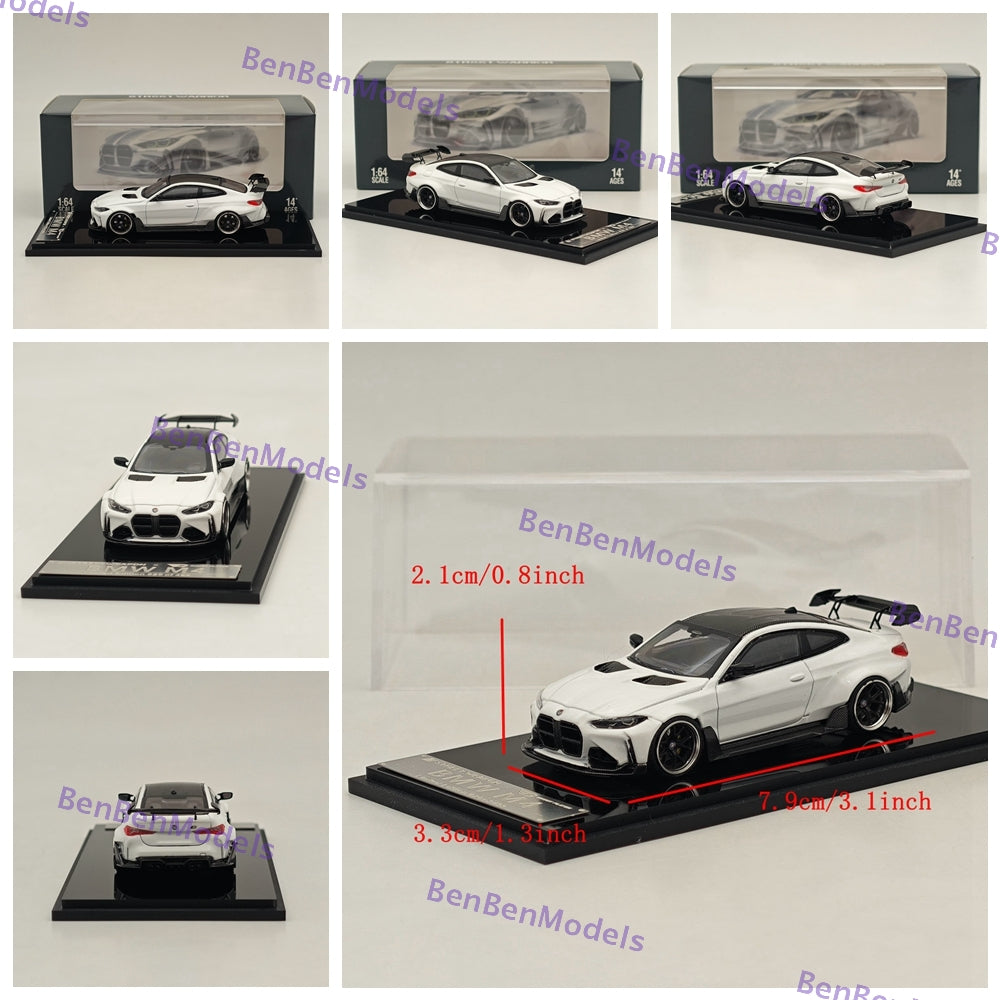 1:64 Scale BMW M4 G82 Sports Diecast Model Car - Limited Edition Collectible for Display & Racing Simulation