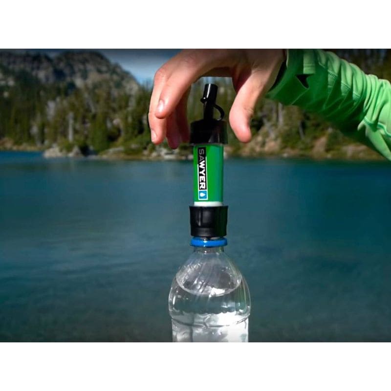 Sawyer Mini Water Filtration System - Portable & Lightweight Water Filter for Hiking, Camping, Travel, and Emergency Preparedness