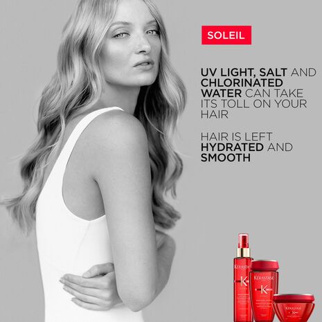 Kérastase Soleil After Sun Shampoo - Hydrating & Repairing Hair Care for Sun-Damaged Hair - Perfect for Beach, Pool & Vacation Hair Recovery