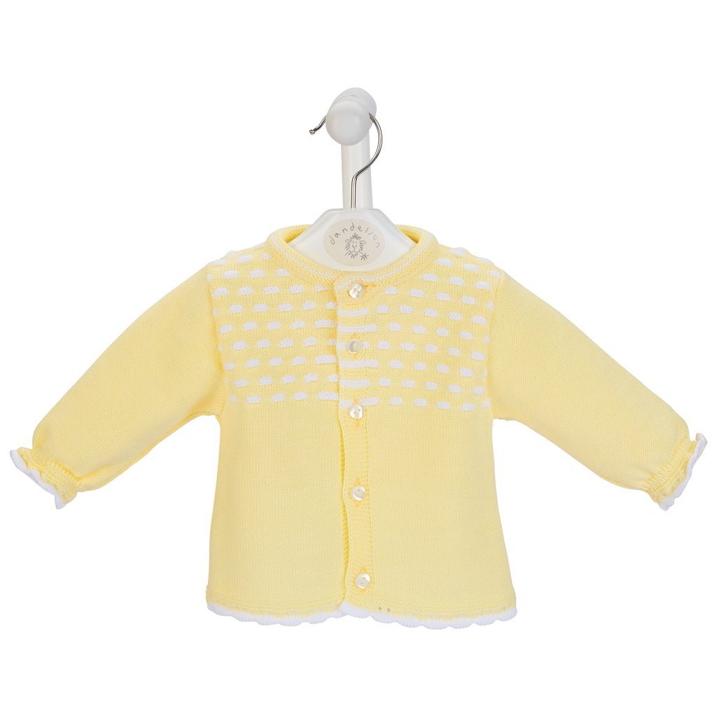 Stylish Lemon Yellow Knitted Cardigan for Women - Soft & Comfortable Lightweight Sweater - Perfect for Spring, Fall & Casual Outings