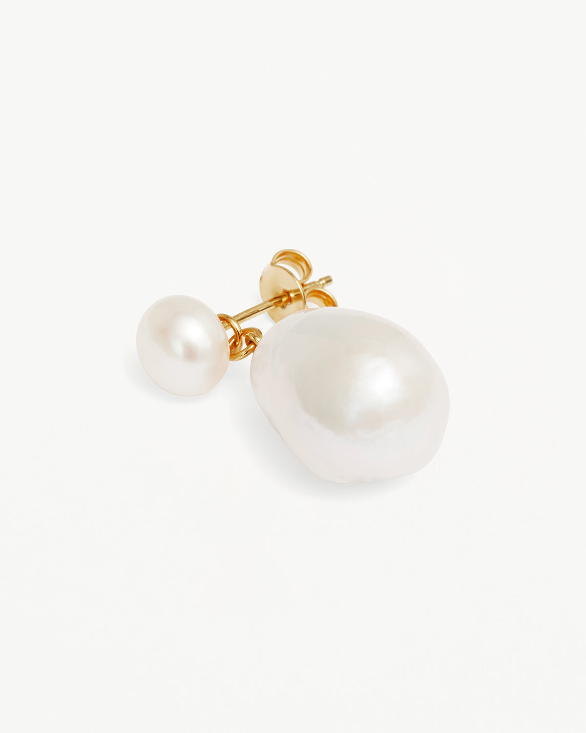 18k Gold Vermeil Pearl Drop Earrings for Women - Timeless Elegance for Weddings, Anniversaries & Special Occasions