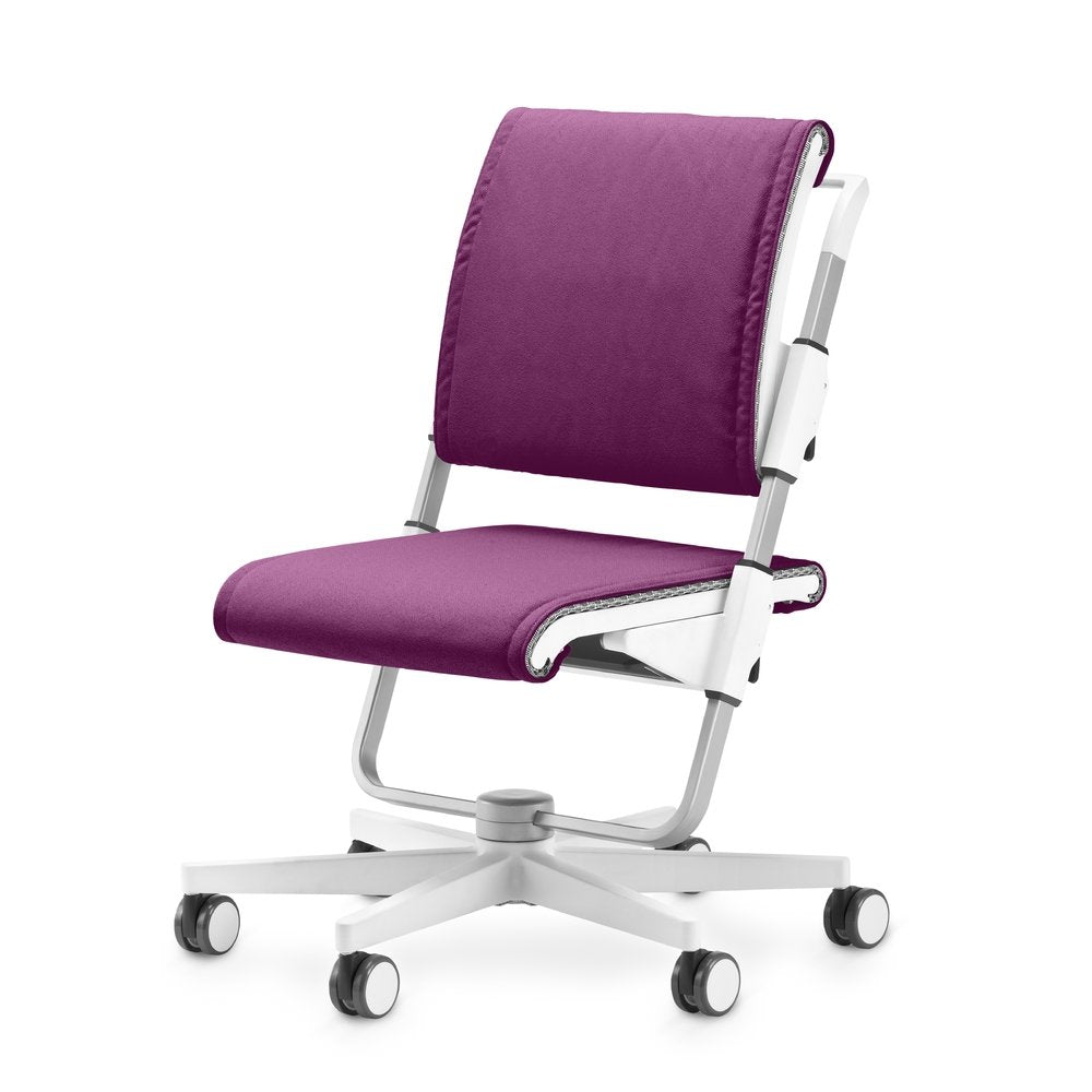 Moll Scooter Chair - White | Foldable Rolling Stool for Home, Office & Workshop | Compact Mobility Seat with Wheels for Easy Movement