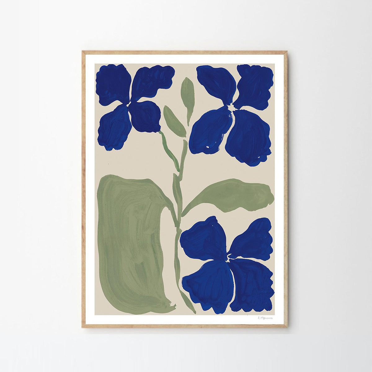 Vibrant Floral Wall Art Print - The Poster Club | Perfect for Home Decor, Living Room, Bedroom & Office