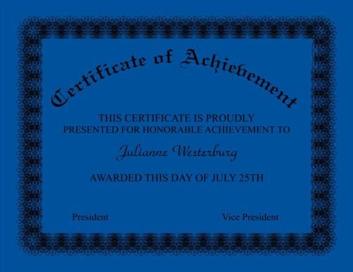 25 Sheets Bright Royal Blue 65# Cardstock Paper 8.5