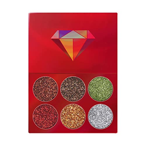 Glitter Eyeshadow Powder - Highly Pigmented Shimmer Eye Shadow & Highlighter Makeup - Vegan & Cruelty-Free (One Size) - Perfect for Party, Night Out, and Special Occasion Makeup Looks