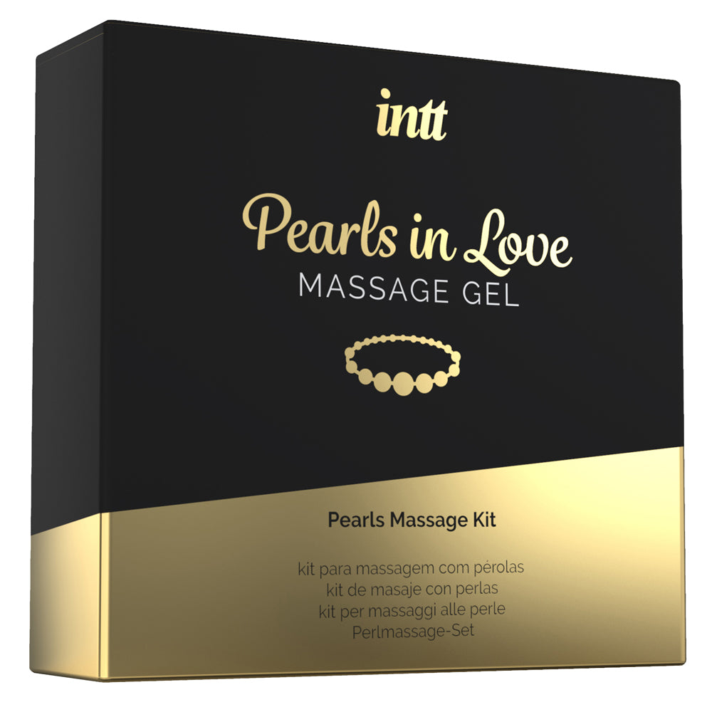 Intt Pearls In Love Massage Kit - Premium Couples Massage Set with Smooth Pearls for Relaxation & Intimacy - Perfect for Romantic Evenings, Spa Nights & Sensual Experiences
