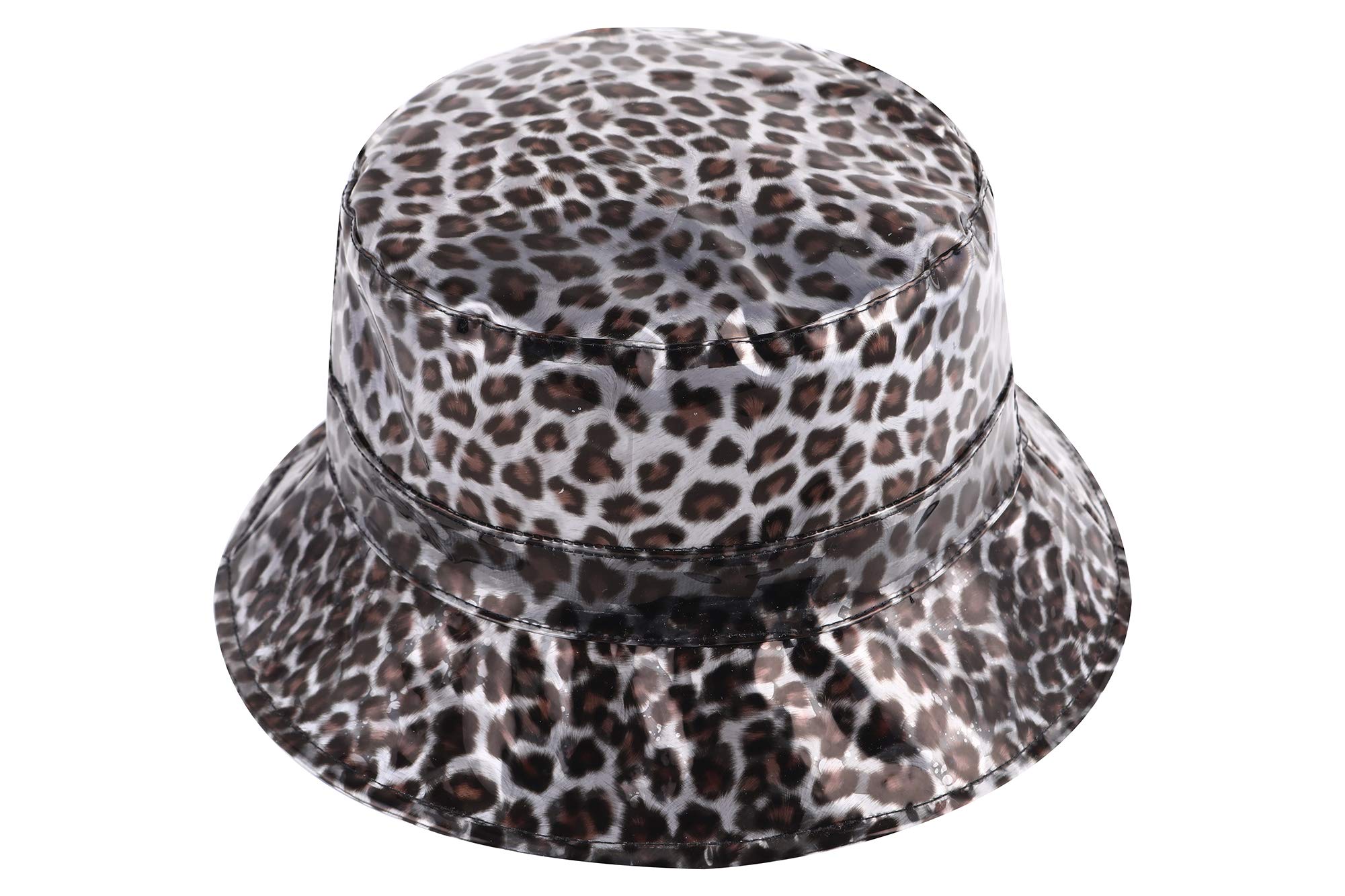 ZLYC Fashion Eco-Friendly PVC Bucket Hat - Waterproof Rain Hat for Women & Men - Perfect for Outdoor Activities, Hiking, Beach & Rainy Days