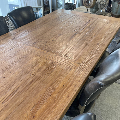 Stylish Modern Vogue Dining Table 265cm - Large Extendable Wooden Table for 8-10 People, Perfect for Family Gatherings & Dinner Parties