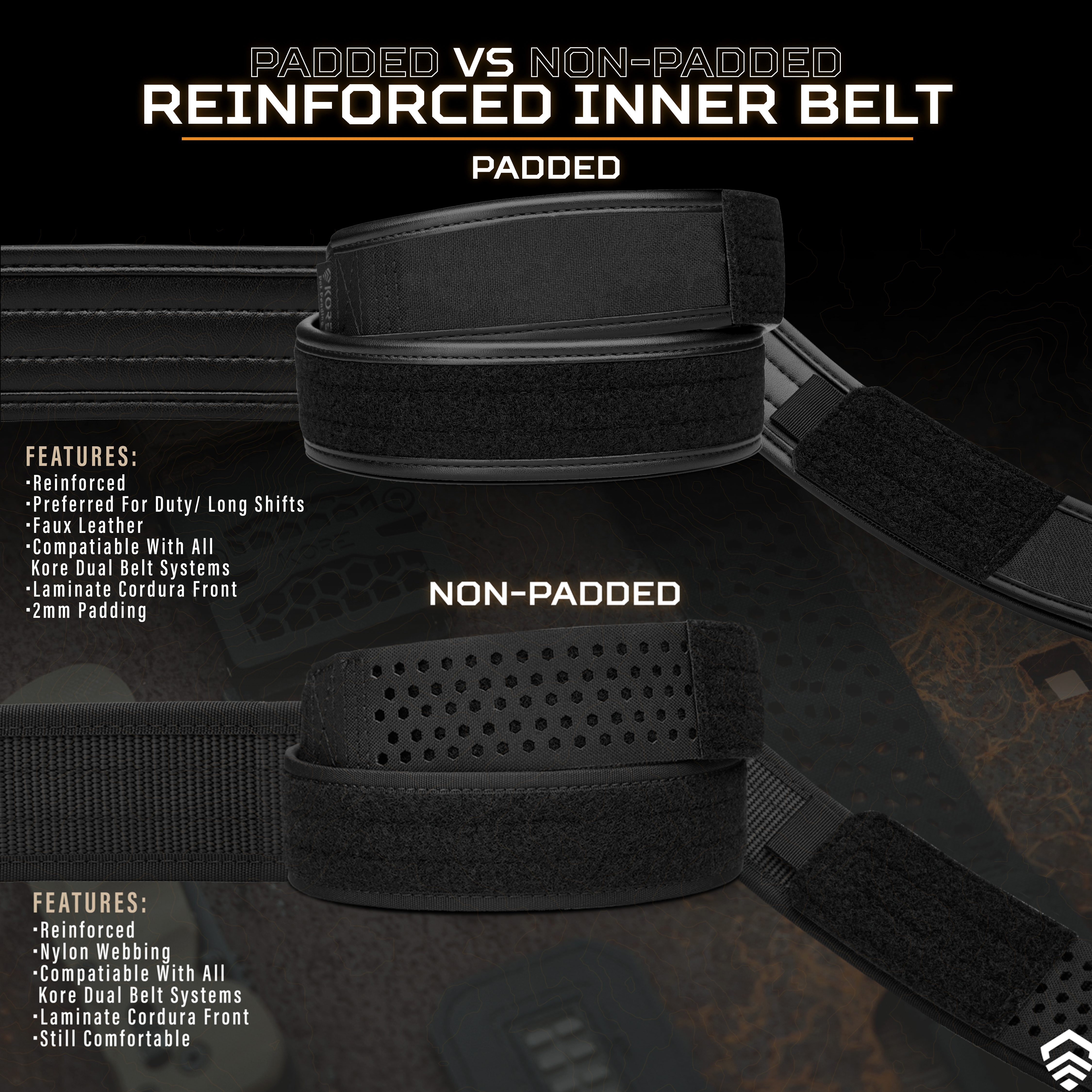 INNER LINER BELT ONLY (NO OUTER BELT) - Perfect for Belt Replacement & Clothing Reinforcement