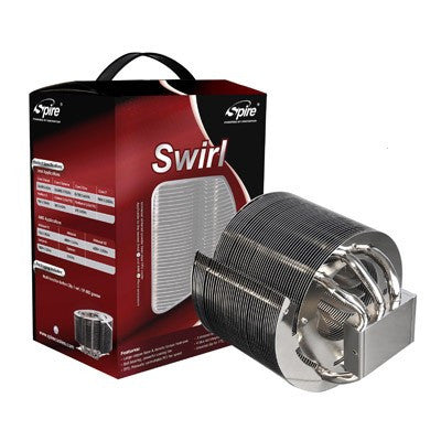 Spire Swirl III SP612B1 V3 CPU Cooler with PCI Bracket - High Performance PC Cooling for Gaming & Overclocking Computers
