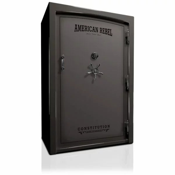 American Rebel CS60 Constitution 60 Gun Safe - Fireproof & Secure Gun Cabinet for Home & Office - Heavy Duty Rifle Storage with Digital Lock & Steel Construction - Perfect for Firearms, Ammo & Valuables Protection