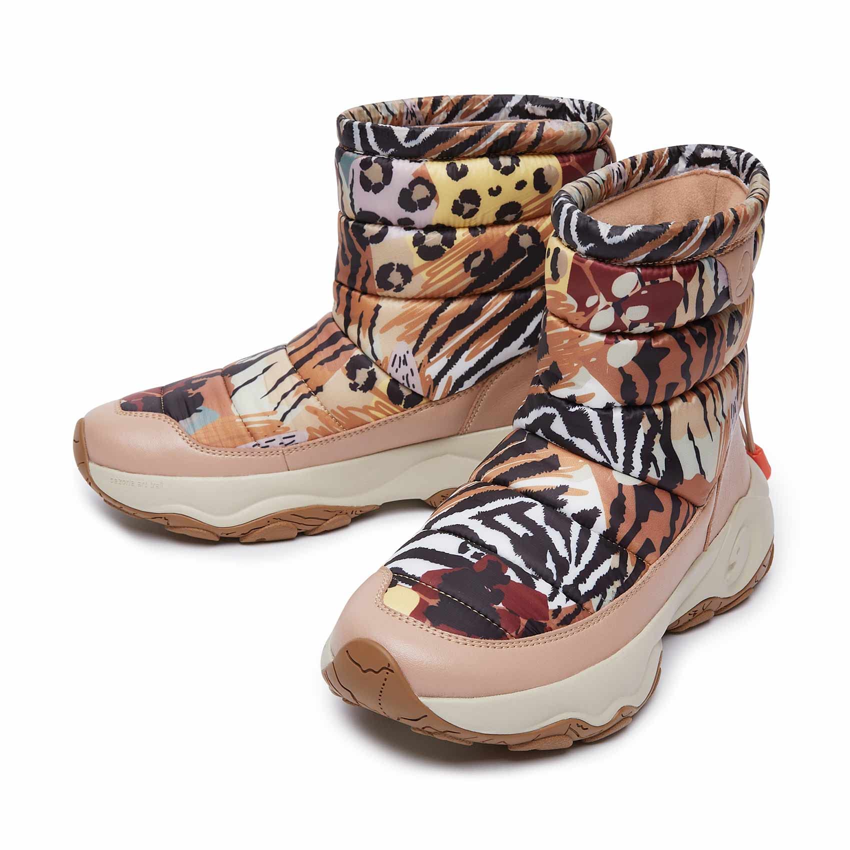 UIN Women's Fashion Snow Boots - Waterproof Winter Boots for Hiking, Walking & Casual Wear | Warm Non-Slip Comfort Booties with Artistic Color Design | Perfect for Snowy Days, Outdoor Adventures & Daily Commute