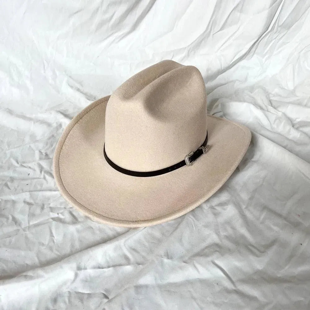 Stylish Fedora Cowboy Hat for Men - Western Fashion Accessory for Outdoor, Rodeo & Country Events