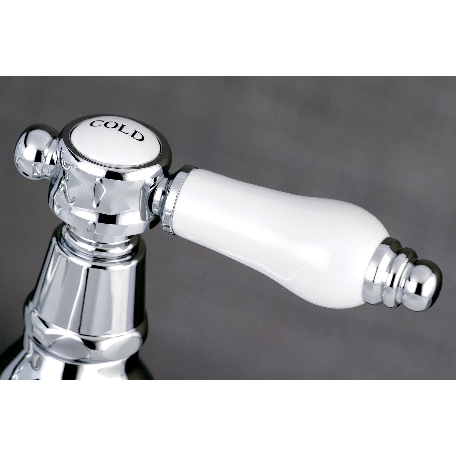 Bel Air KS1101BPL Two Handle Deck Mount Bathroom Sink Faucet, Polished Chrome Finish - Perfect for Modern Bathrooms & Powder Rooms