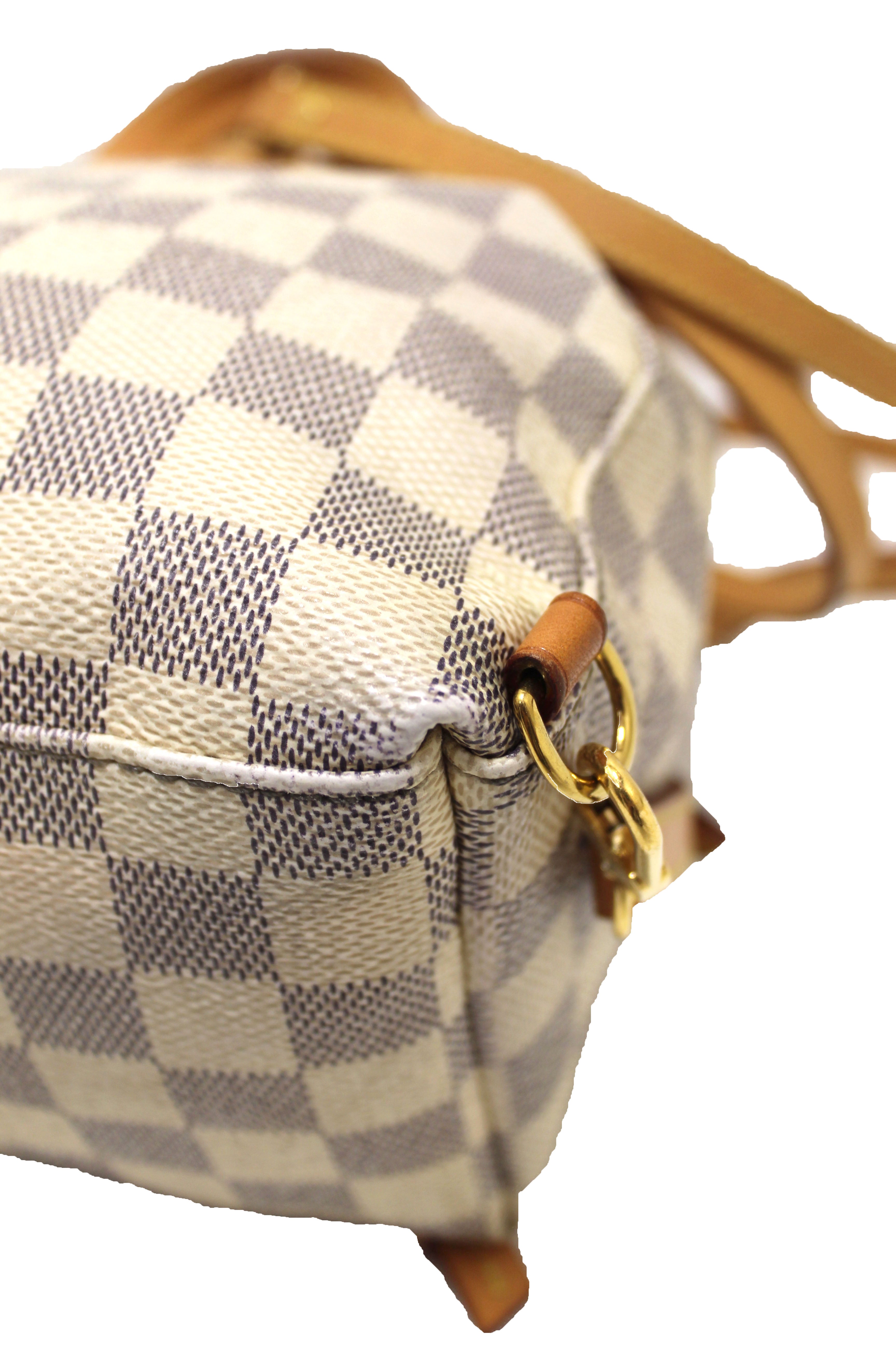 Authentic Louis Vuitton Damier Azur Canvas Sperone BB Backpack for Women - Luxury Designer Handbag for Travel, Work & Everyday Use