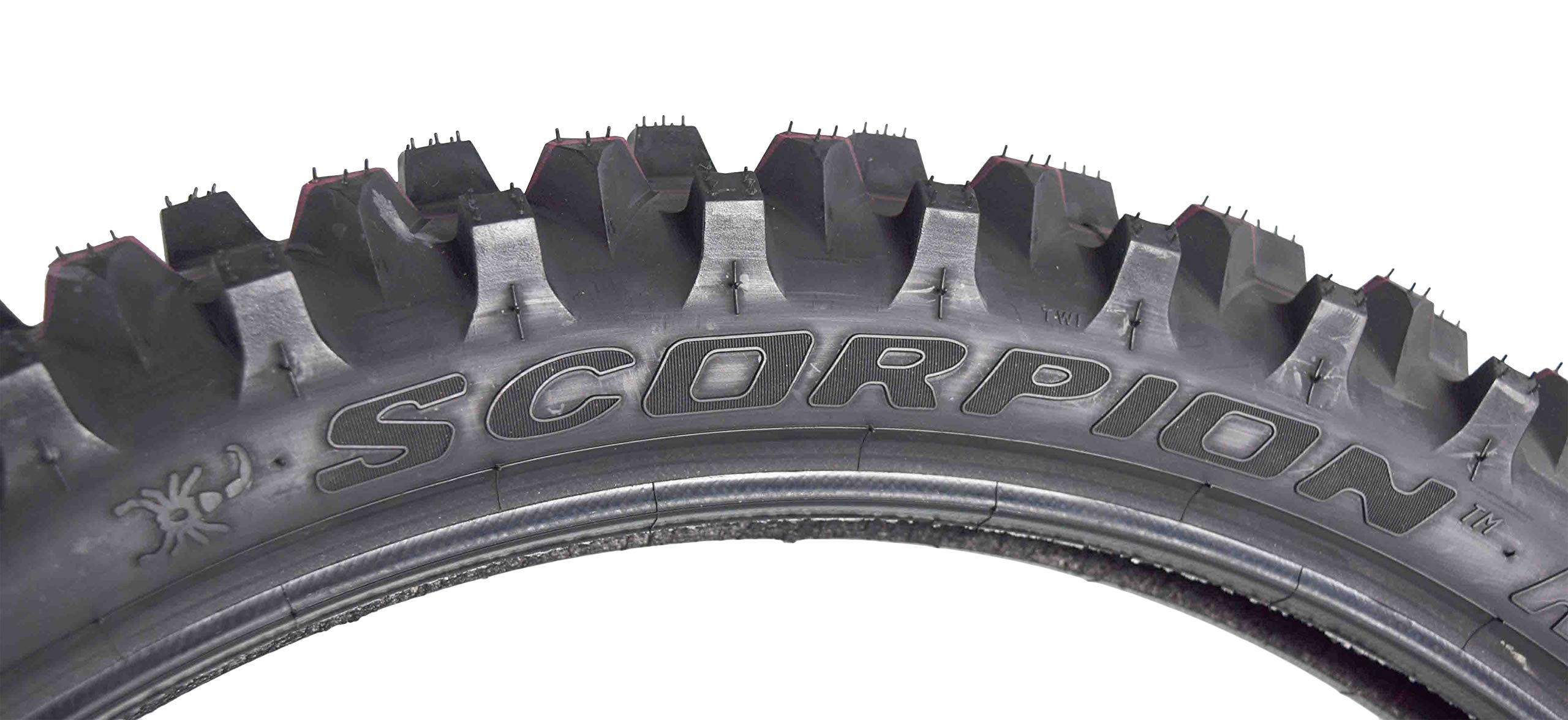 Pirelli Scorpion MX32 Mid Soft Dirt Bike Motocross Tire with Inner Tube & Keychain - 80/100-21 - Perfect for Off-Road Racing, Trail Riding & Motocross Adventures