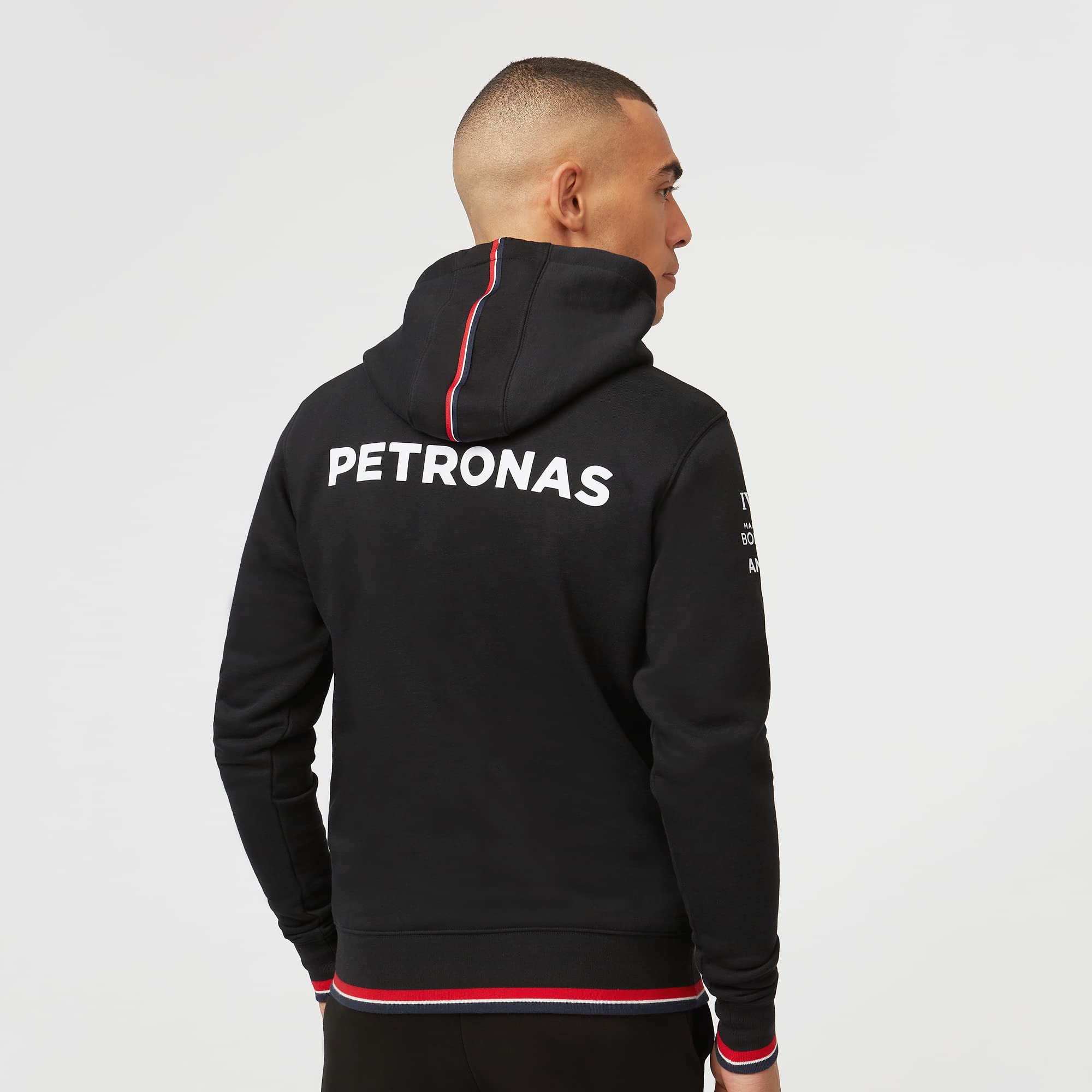 Official Mercedes AMG Petronas F1 Team 2022 Black Hoodie - XL Size - Formula 1 Racing Merchandise - Perfect for Race Day & Fan Events