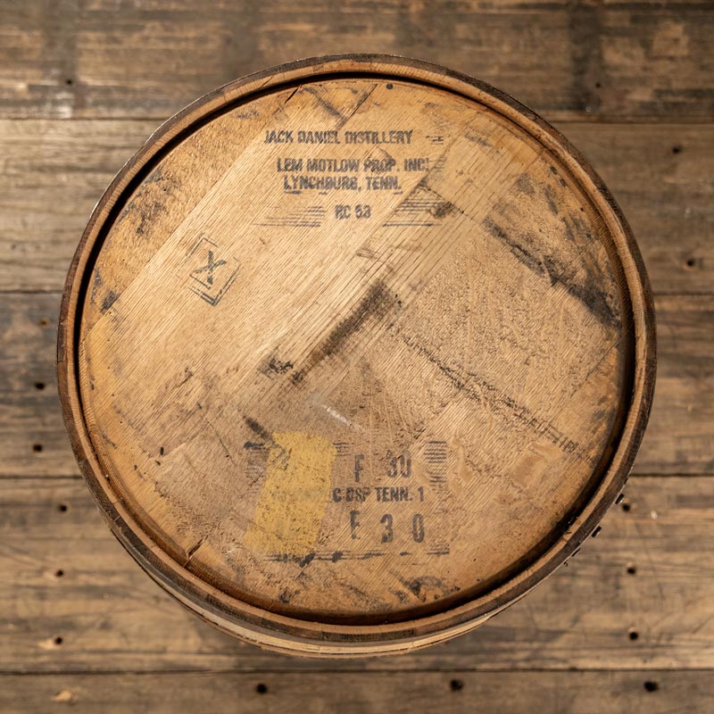Authentic Jack Daniel's Whiskey Barrel - Freshly Dumped, Once Used Oak Barrel for Aging Whiskey, Bourbon & Craft Beer | Perfect for Home Brewing & Distilling Projects
