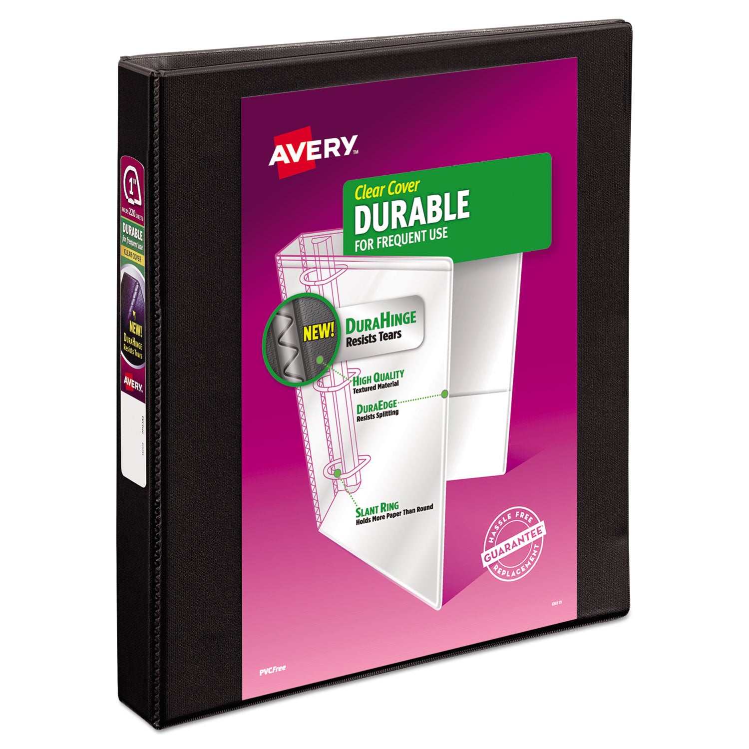 Avery® Durable 3-Ring Binder with DuraHinge™ Technology, 1
