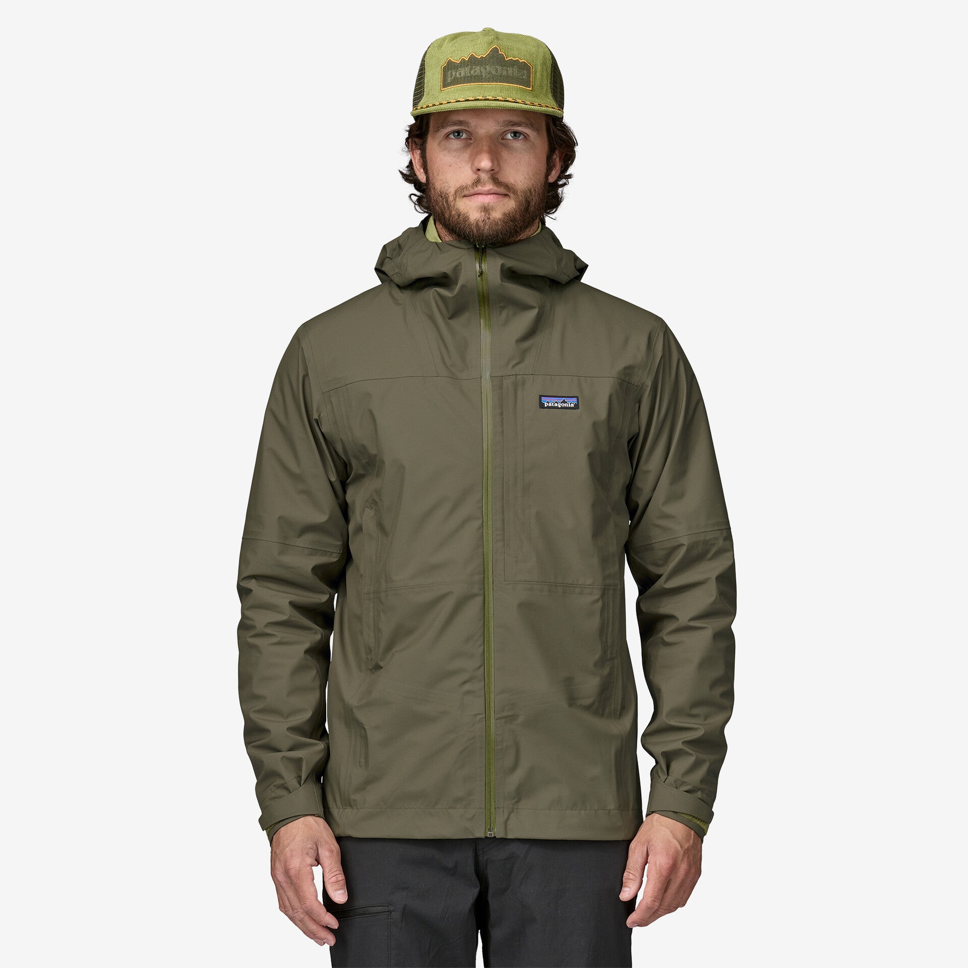 Boulder Fork Men's Waterproof Rain Jacket - Lightweight Windproof Outdoor Jacket for Hiking, Camping & Travel