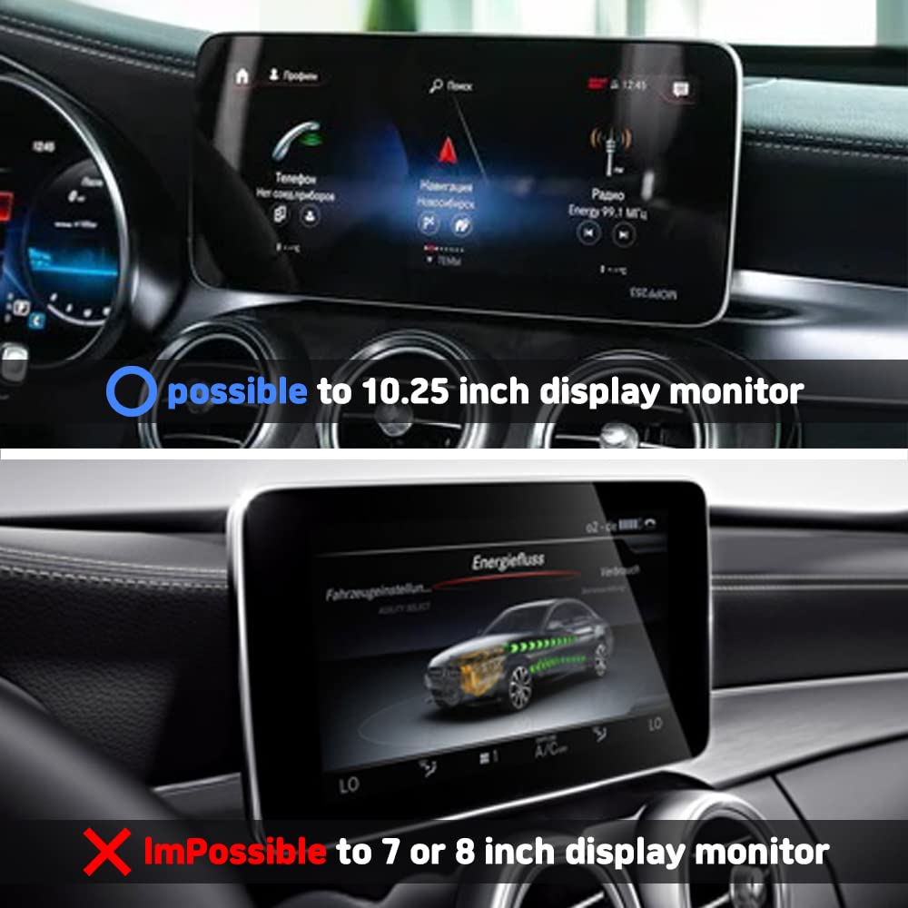 10 Inch Mercedes C & GLC Accessories - Custom Car Phone Holder & Mount for Mercedes-Benz - Perfect for Commuting, Road Trips & Hands-Free Navigation