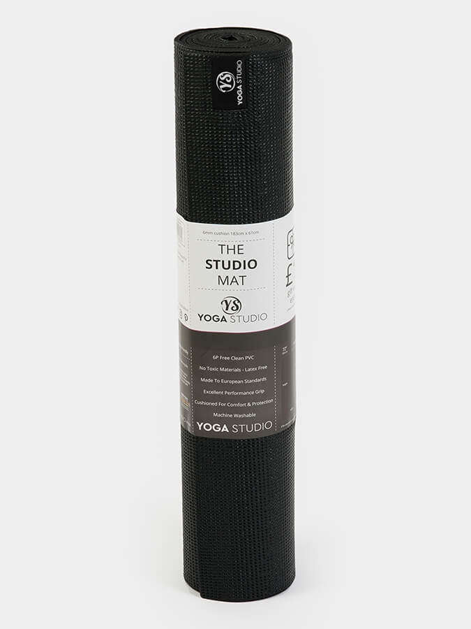 Custom Personalized Yoga Mat 6mm Thick - Non-Slip Eco-Friendly Exercise Mat with Your Own Design (Black) - Perfect for Home Workouts, Yoga Studios & Fitness Classes
