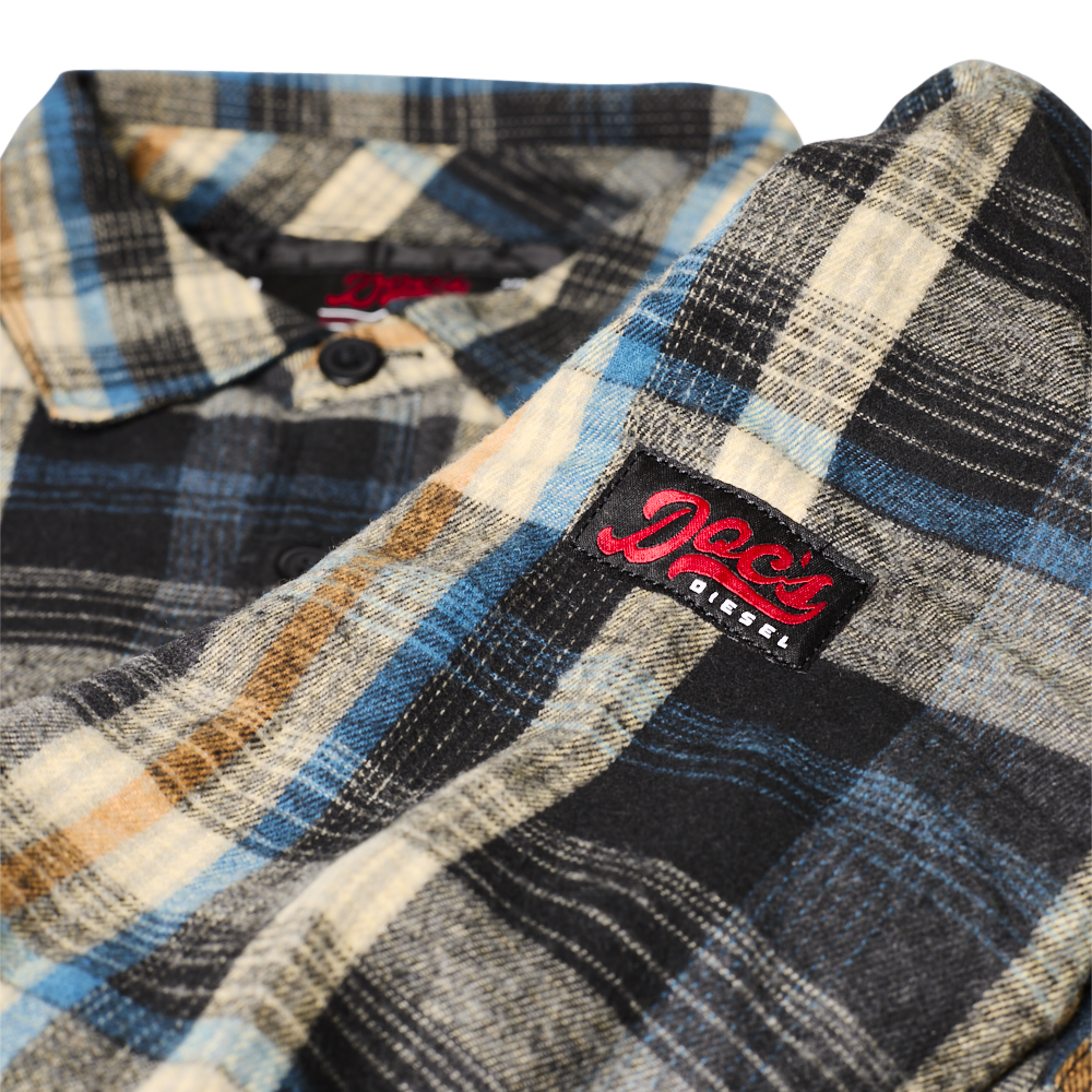 Doc's Diesel The Contractor Flannel Shirt - Durable Workwear for Construction & Outdoor Activities | Perfect for Job Sites, Camping & Casual Wear