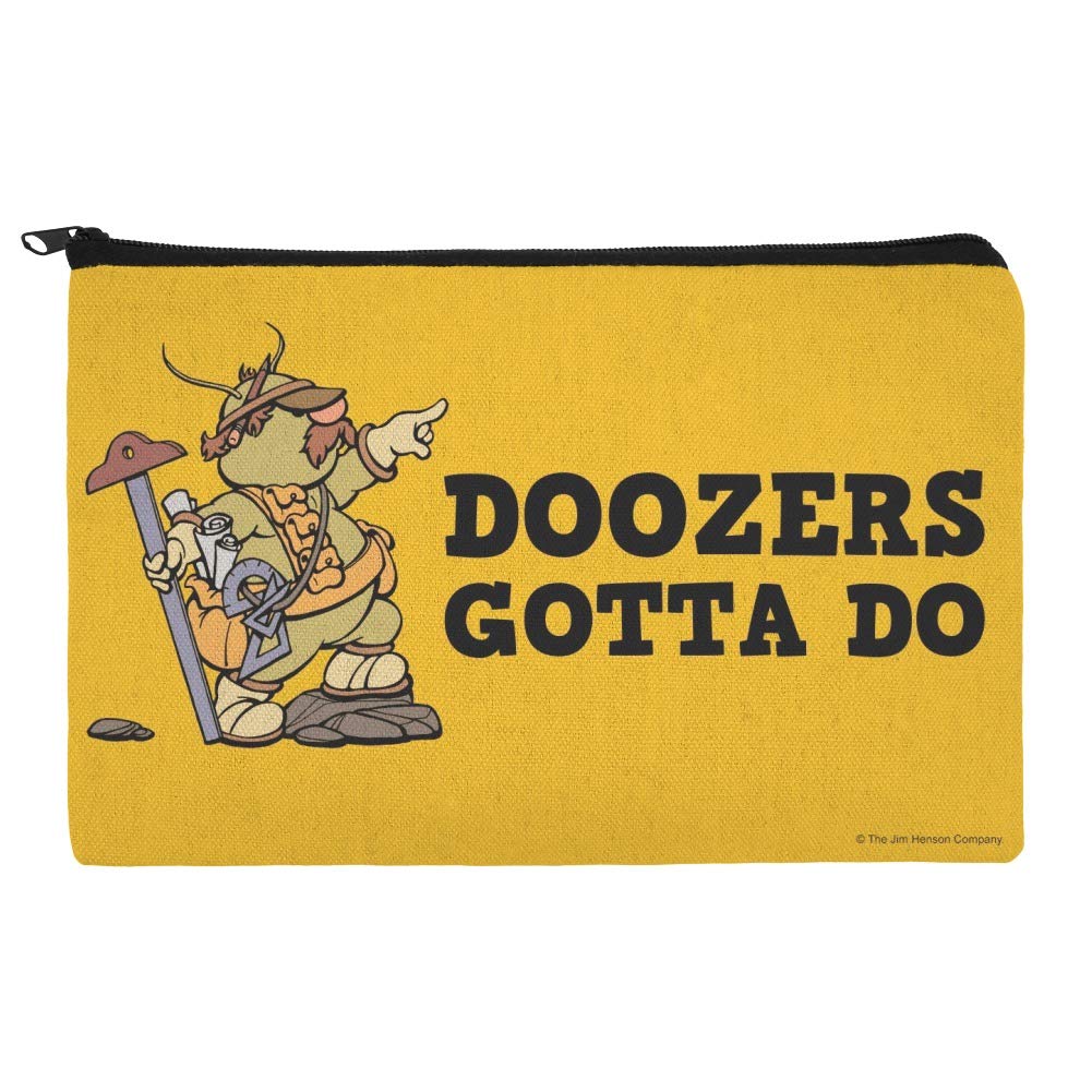 Doozers Gotta Do Fraggle Rock Makeup Bag - Waterproof Cosmetic Organizer Pouch for Travel & Daily Use | Perfect for Makeup Brushes, Toiletries & Small Essentials