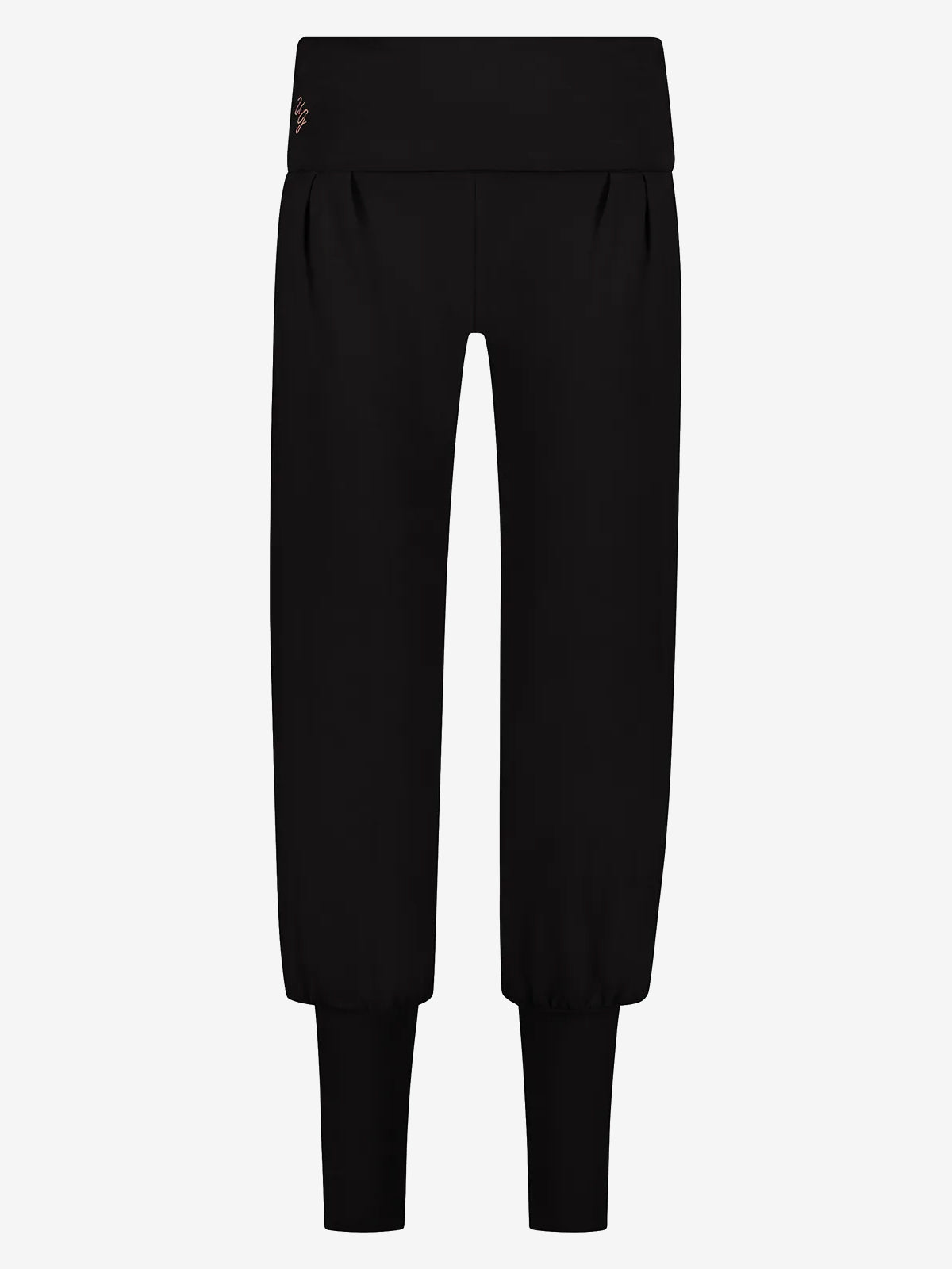 Premium High-Waisted Yoga Pants for Women - Urban Goddess Devi Leggings in Onyx Black | Perfect for Yoga, Gym, Workout & Lounge Wear