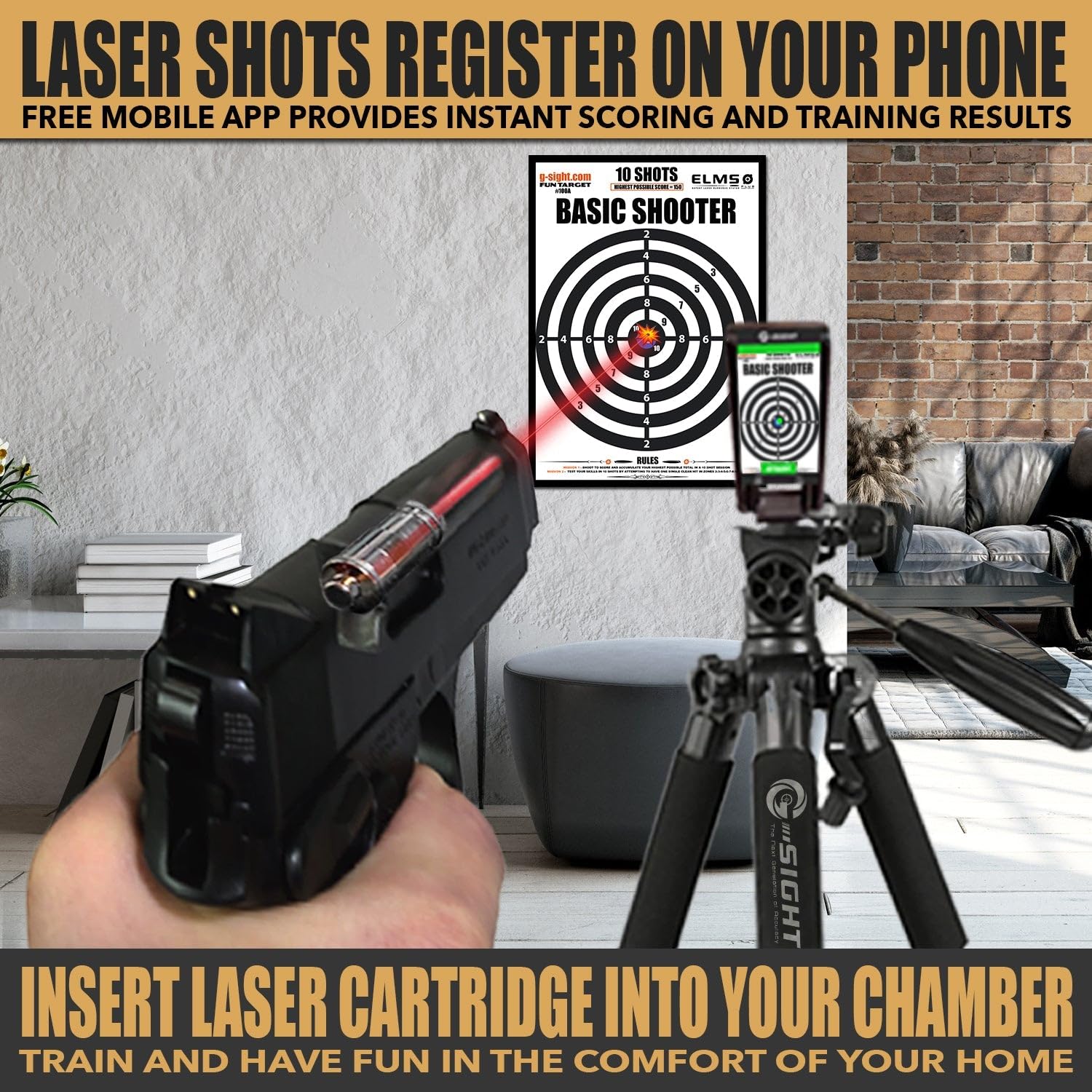 G-Sight Smart Targets - High Precision Shooting Training System for Rifle & Pistol | Improve Accuracy & Performance | Perfect for Hunting, Competition & Tactical Training