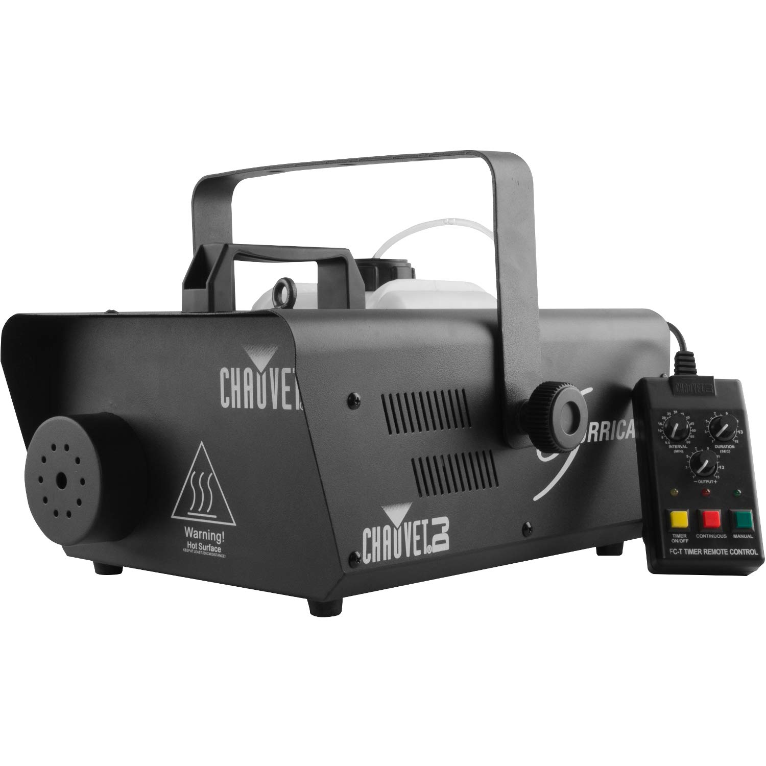 Chauvet Hurricane 1600 Compact Fog Machine - Professional Portable Fogger for Stage Shows, Halloween Parties & DJ Events