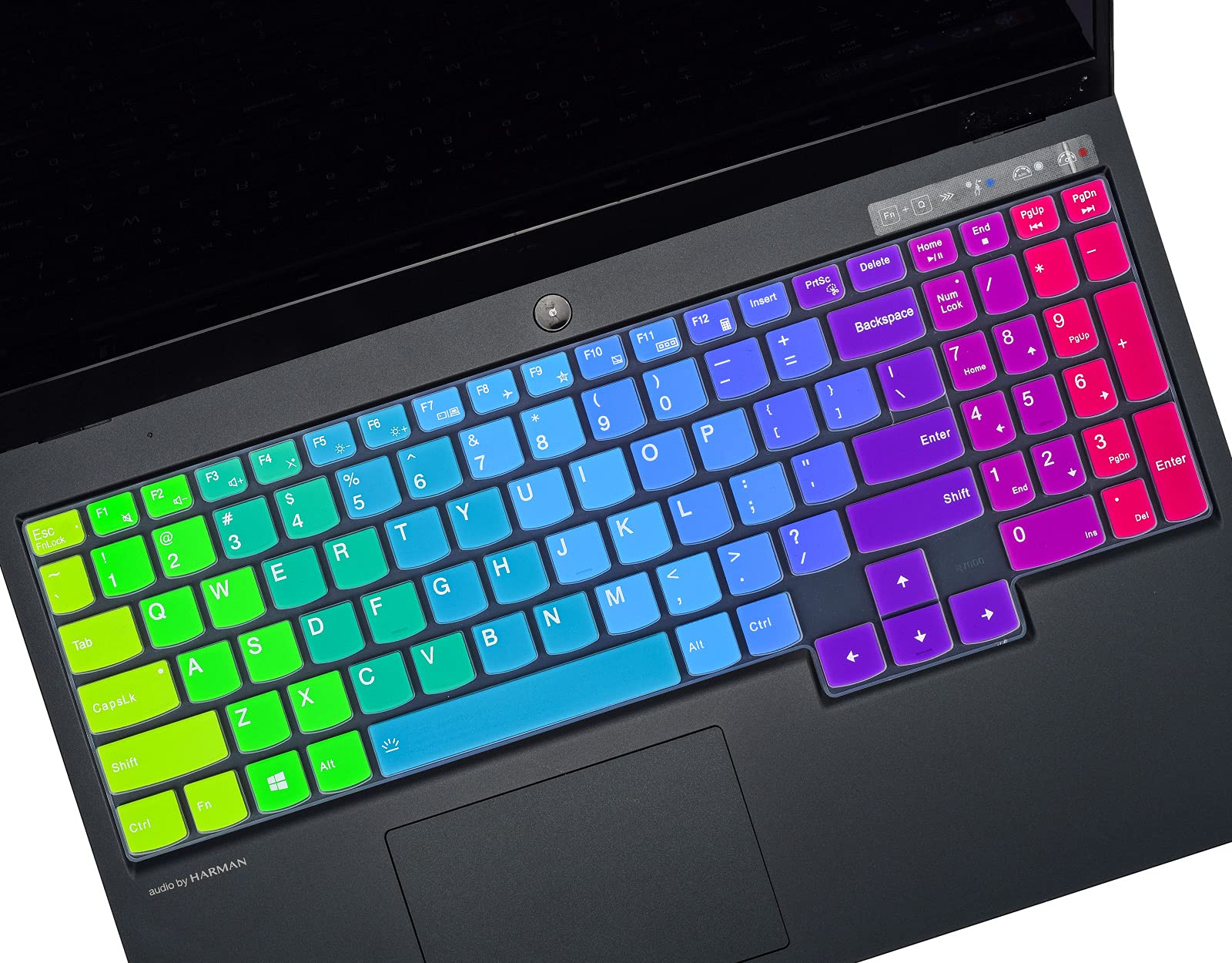 Premium Silicone Keyboard Cover for Lenovo Legion 5/5 Pro/5i/7/7i & IdeaPad Gaming 3 (2021-2023 Models) - 15.6