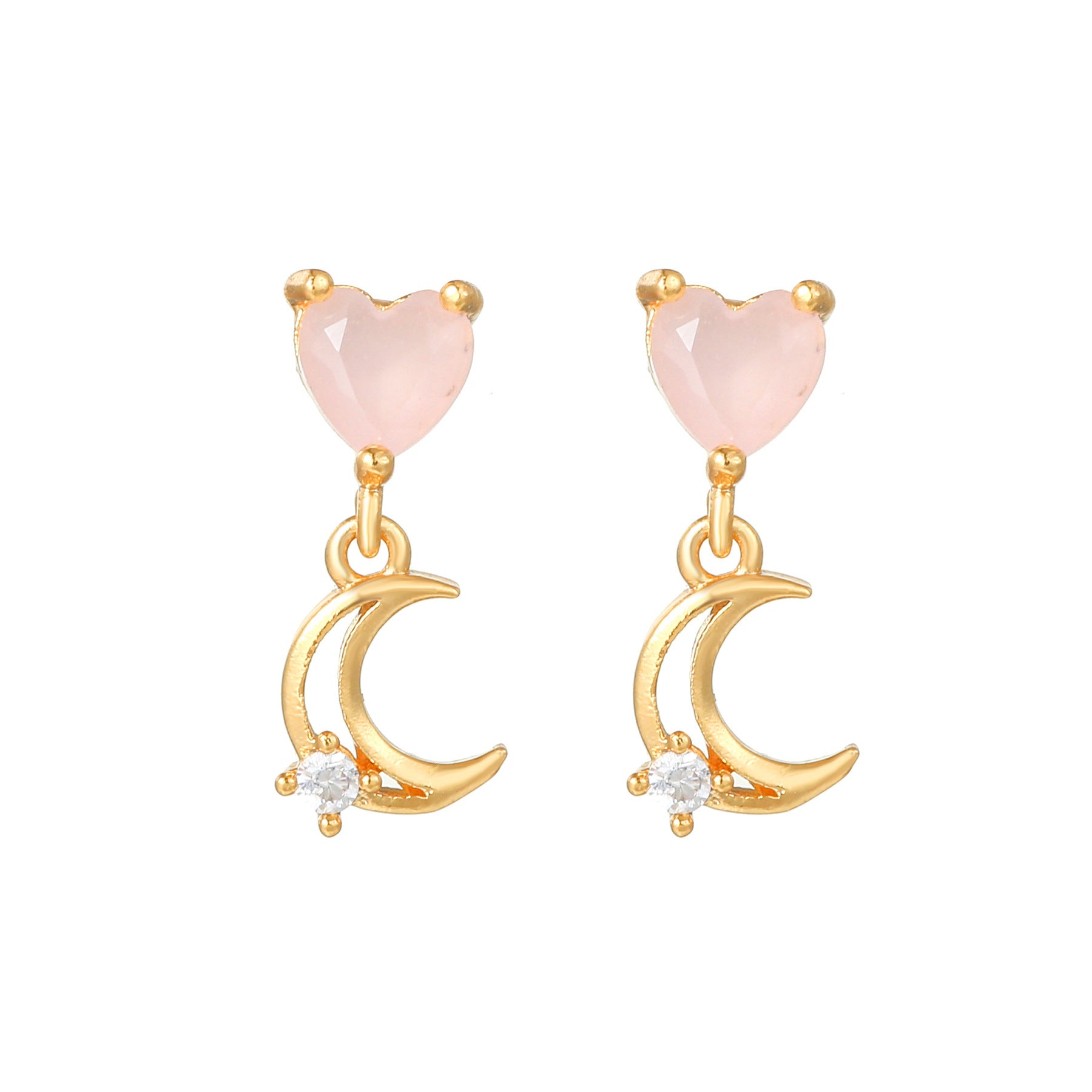20G Pink Sweet Heart Forward Helix Conch Earrings for Women | Cartilage Hoop Earrings | EGD0433 | Perfect for Daily Wear, Parties & Gifts