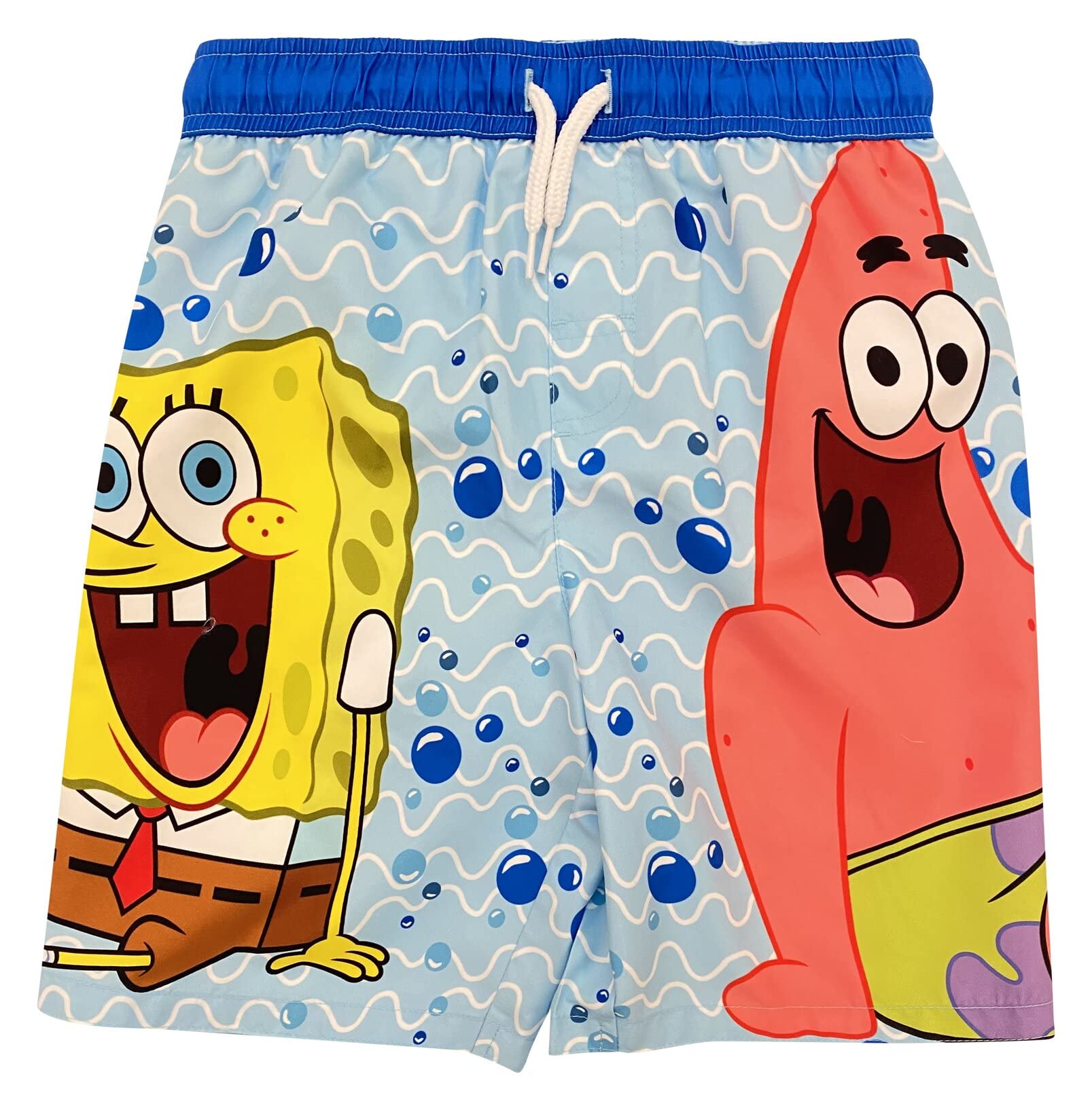 SpongeBob SquarePants Swim Trunks for Boys - Quick Dry Beach Shorts with Fun Cartoon Design - Perfect for Pool Party, Summer Vacation & Water Activities