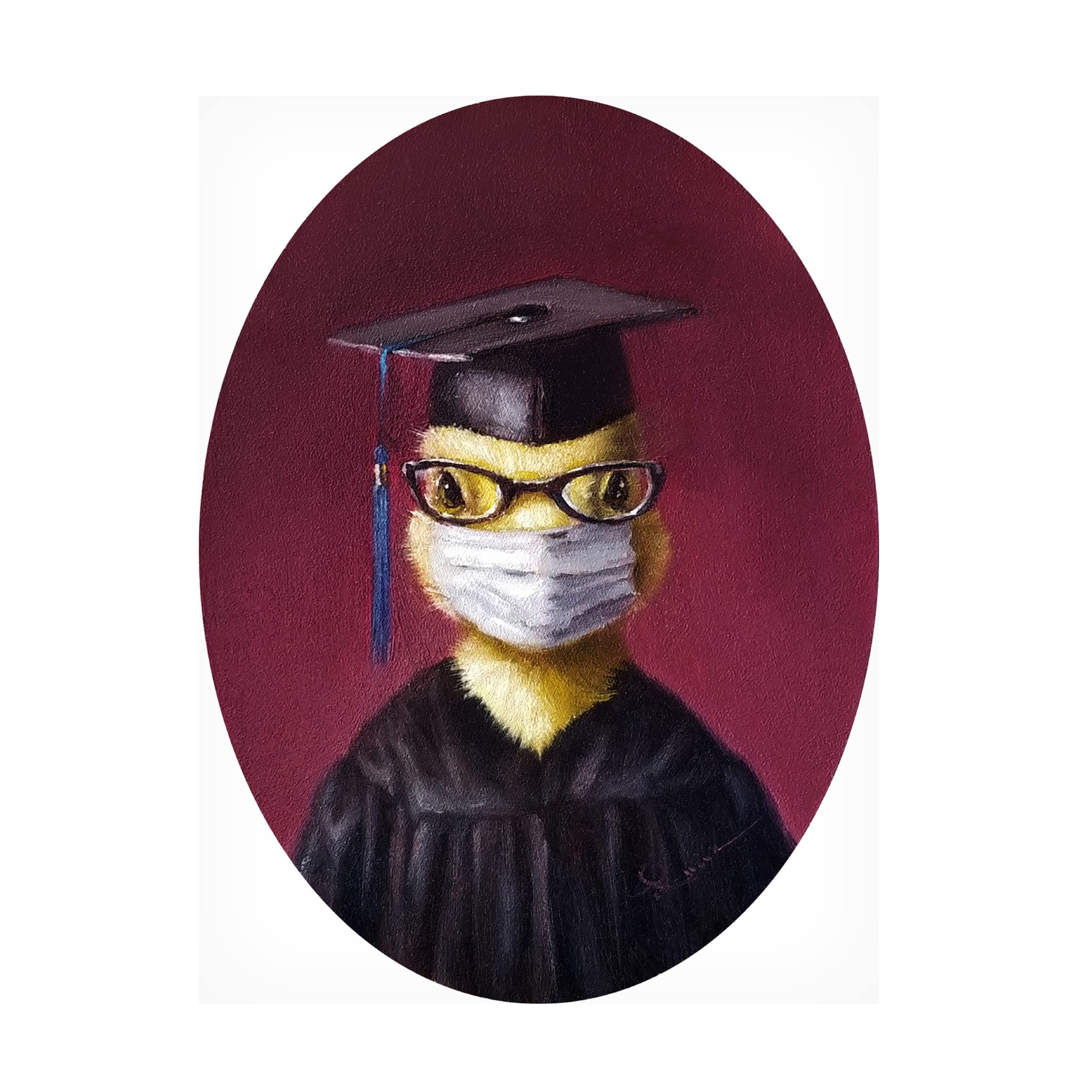 Lucia Heffernan 'Class of 2020' Canvas Wall Art - Graduation Gift for High School & College Students - Perfect for Dorm Room, Office & Home Decor