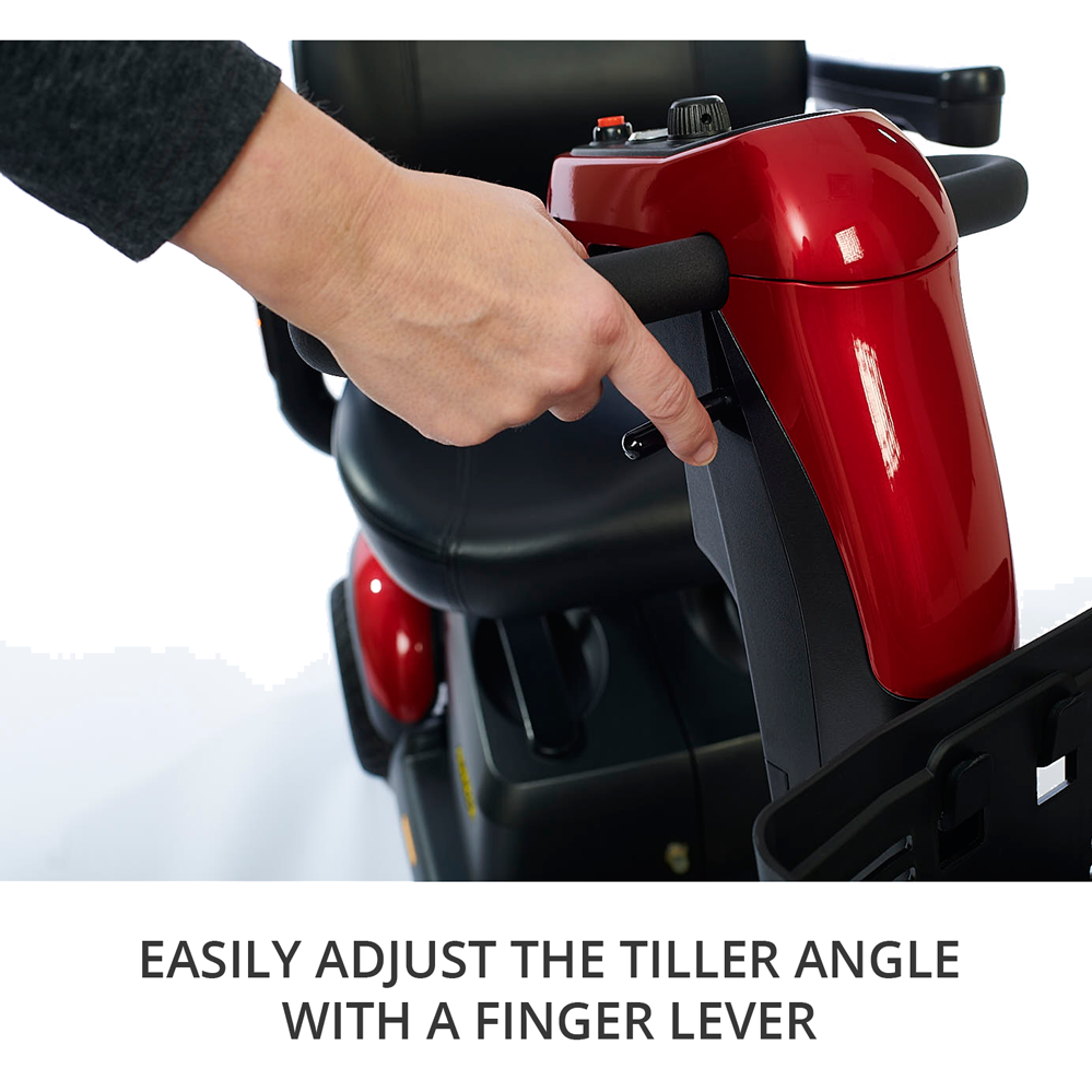 Golden Technologies BuzzAround LX 3-Wheel Travel Scooter - Lightweight Mobility Scooter for Adults & Seniors - Perfect for Shopping, Travel & Outdoor Activities