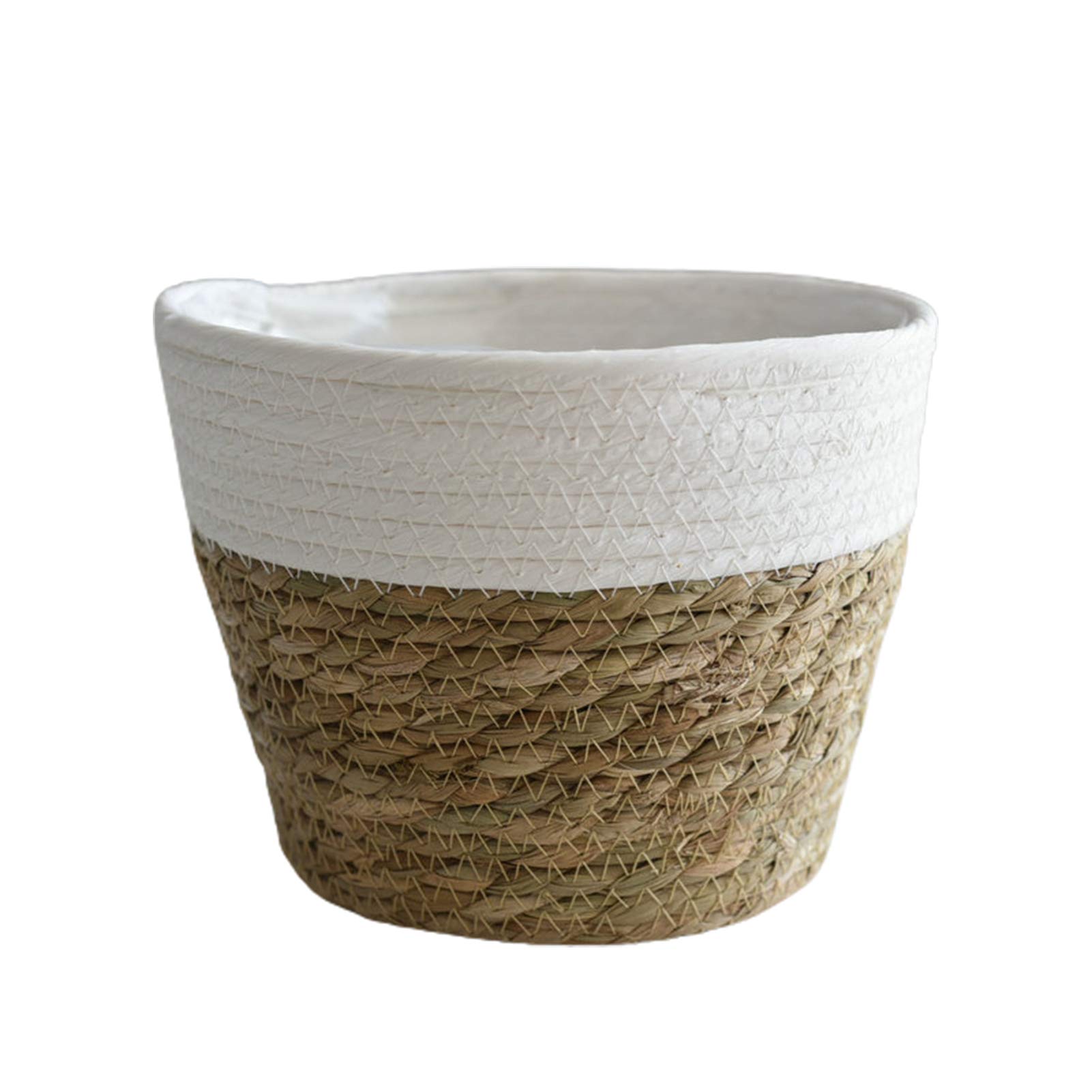 Handmade White Ceramic Flower Pot - Heart-Shaped Planter for Succulents, Herbs & Small Plants - Decorative Storage Basket for Home, Office & Garden Decor