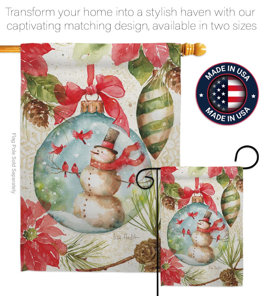 Woodland Holiday Winter Wonderland House Flag Set 28