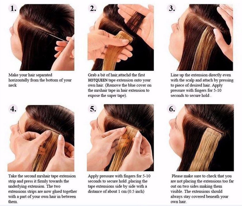 Ubetta Tape in Hair Extensions 20 Inch - 20 Pieces Real Human Hair, Seamless Skin Weft with Double Sided Adhesive - Invisible Golden Blonde Colored Hair Extensions 50g for Women - Perfect for Volume, Length & Styling for Parties, Weddings & Daily Wear