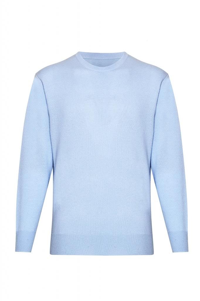 Premium Men's Cashmere Sweater - Soft Round Neck Pullover for Winter & Fall | Cozy & Warm Knitwear for Office, Travel & Casual Wear