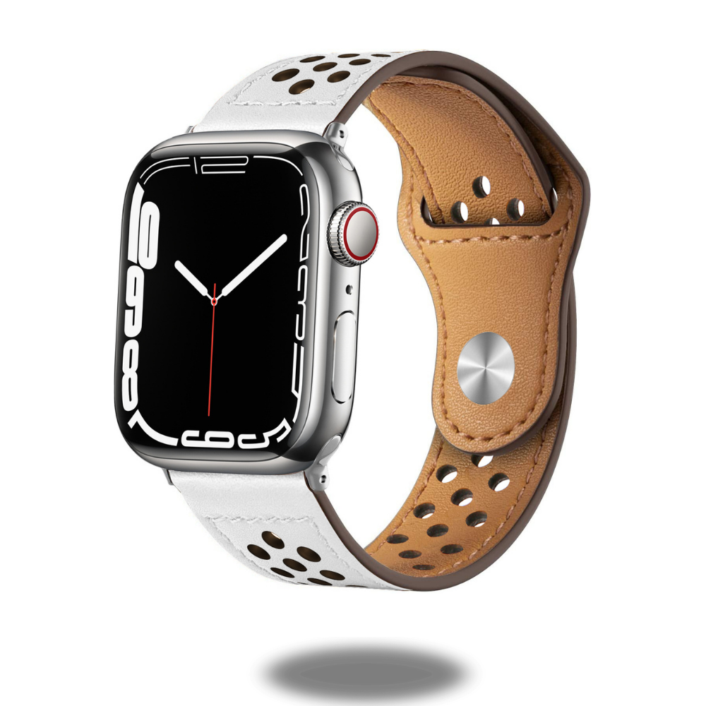Premium Genuine Leather Sports Watch Bands - Durable & Comfortable for Running, Gym & Outdoor Activities